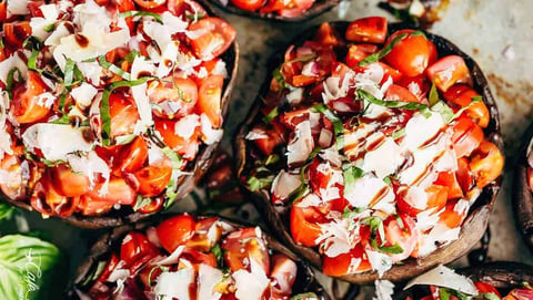Champignons Portobello Grillés au Beurre à L'ail