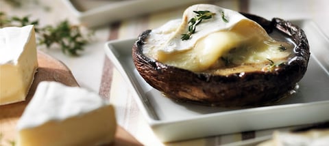 Champignons Portobellos Garnis de Brie Canadien
