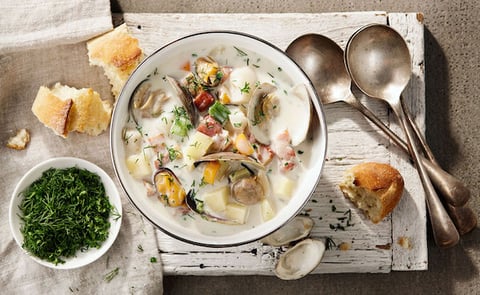 Chaudrée de Fruits de Mer de la Côte Est