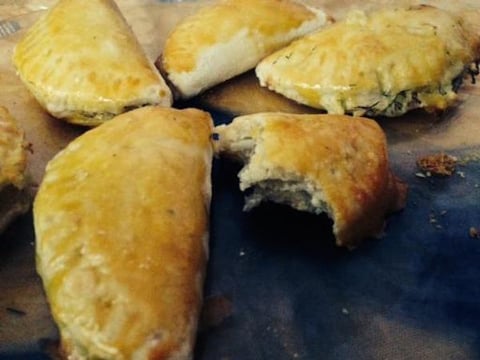 Chaussons de Feta  (Tyropitakia, spécialité grecque)