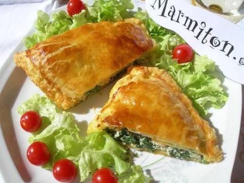 Chaussons de Saumon aux Épinards