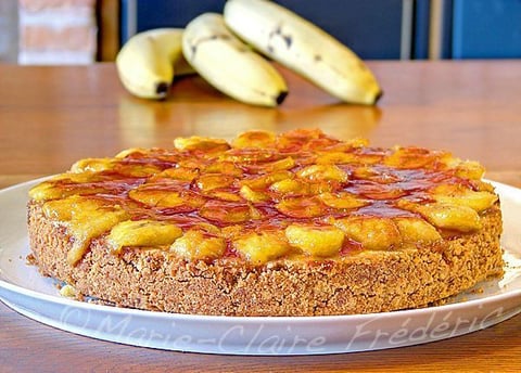 Cheesecake à la Banane Caramélisée