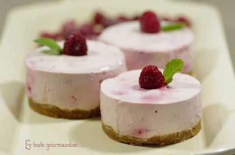 CheeseCake A La Framboise......Sans Cuisson