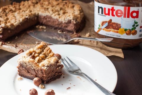 Cheesecake au Nutella et Noisettes