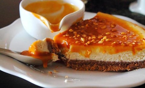 Cheesecake Banane et Caramel au Beurre Salé