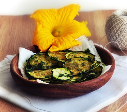 Chips de Courgette au Déshydrateur