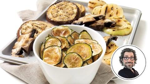 Chips de Courgettes et Légumes Grillés de Christian Bégin