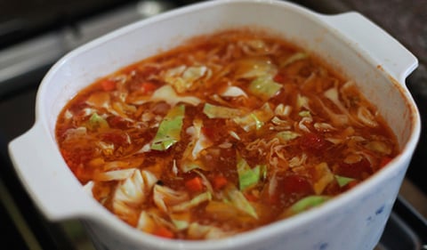 Chou Chinois à la Tomate