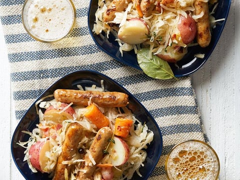 Choucroute Garnie à la Saucisse à la Dinde