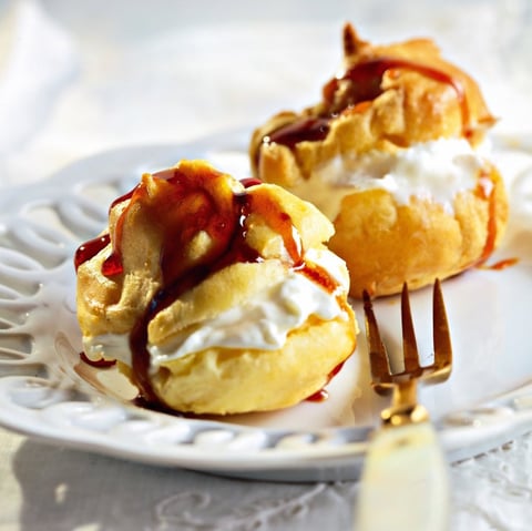 Choux Chantilly au Caramel