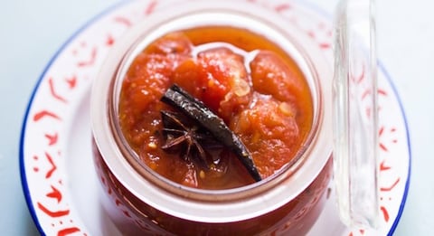 Chutney de Tomates aux Épices ( sauce )