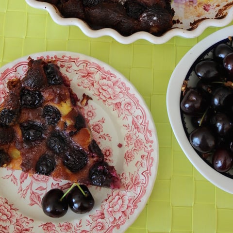Clafoutis aux Cerises Sans Gluten