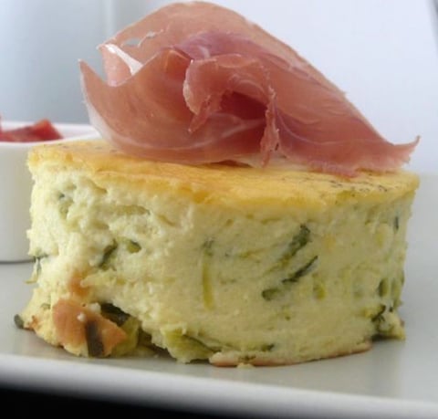 Clafoutis de Courgettes au Chèvre Frais