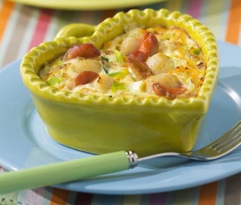 Clafoutis de Noix de Saint Jacques