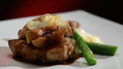 Côtelette de Porc avec Pommes
