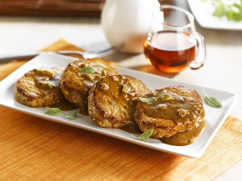 Côtelettes de Porc Marinées à L’érable et aux Fines Herbes