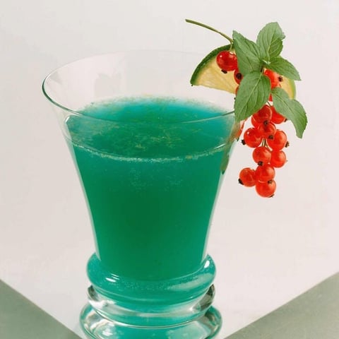 Cocktail bleu Caraïbe