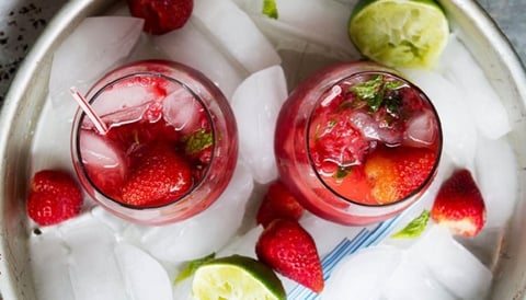 Cocktail Mojito Fraise