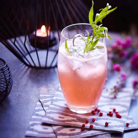 Cocktail Rosey Fizz