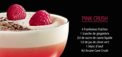 Cocktail Saint Valentin Le Pink Crush