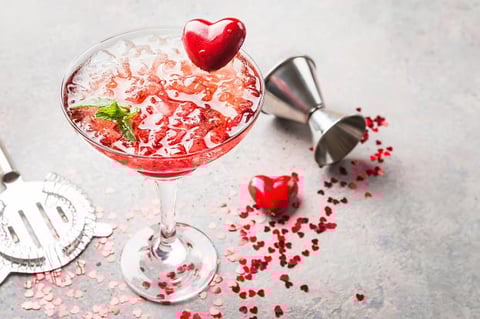 Cocktail Saint-Valentin