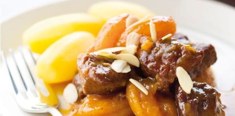 Cocotte de Veau Mijoté aux Abricots