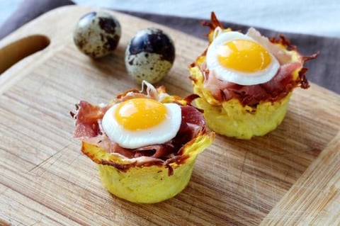 Comment faire des Nids de Pommes de Terre aux Oeufs de Caille