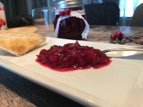 Confiture aux Canneberges