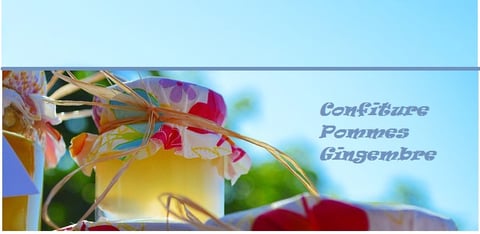 Confiture de Pommes – Gingembre