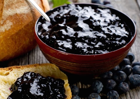 Confiture sans Cuisson au Bleuet