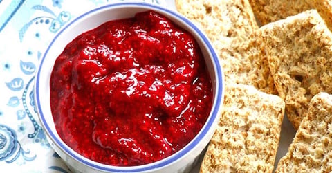 Confiture Sans Cuisson aux Framboises et Chia