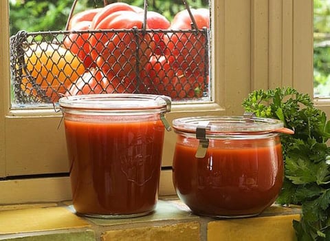 Conserve de Coulis de Tomates aux Légumes