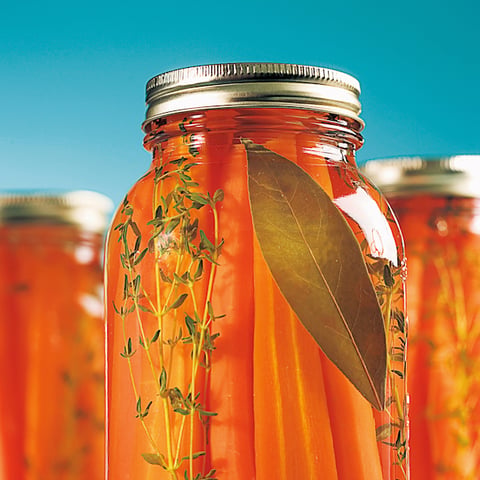 Conserves de Carottes au Miel et Thym