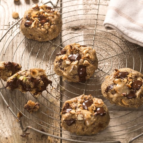 Cookies au Miel et Pépites de Chocolat