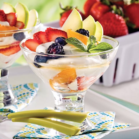 Coupes Fruitées Lime Menthe et Grand Marnier