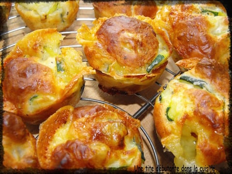 Muffins Courgettes et Langres (fromage)