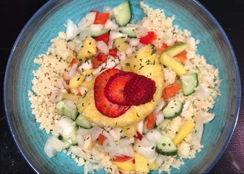 Couscous Rafraichissant avec des Fruits