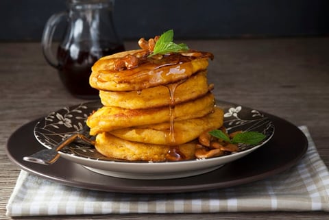 Crêpes au Blé Entier et à la Citrouille