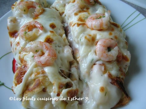 Crêpes aux Crevettes