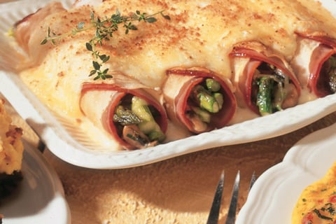 Crêpes Suisses Asperges-Jambon-Fromage