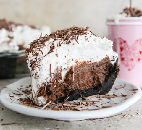 Crème au Chocolat Tarte à la Crème Fouettée à la Vanille
