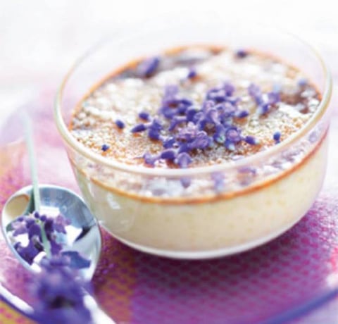 Crème Brûlée à la Lavande
