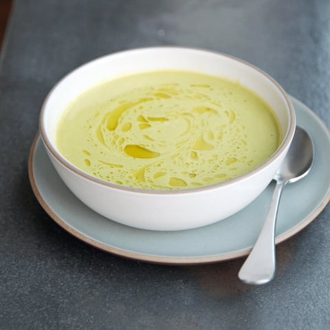 Crème Creamless de Soupe aux Asperges (Adapté de Martha Stewart)