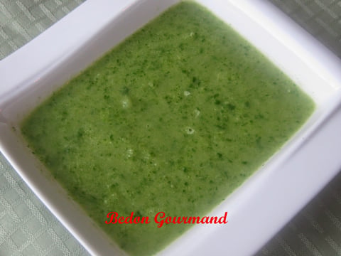Crème de Céleri et Épinards