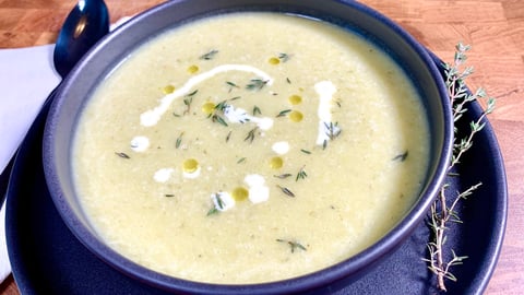 Crème de Poireaux et Pommes