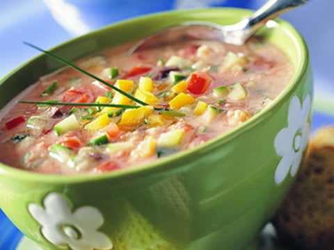 Crème de Poivrons Rouges Rôtis