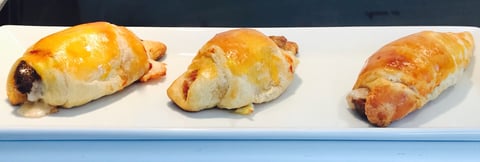 Croissants Saucisses Piquantes Style Pizza