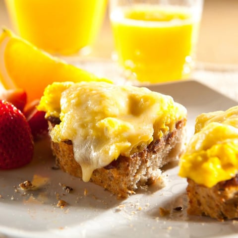 CROQUE FRUITÉ AUX OEUFS ET AU GOUDA D’ICI