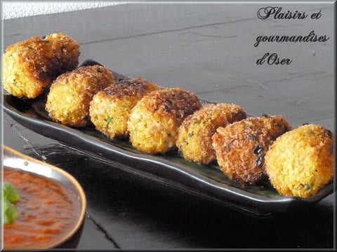Croquettes de Poulet et Parmesan Sauce BBQ Maison