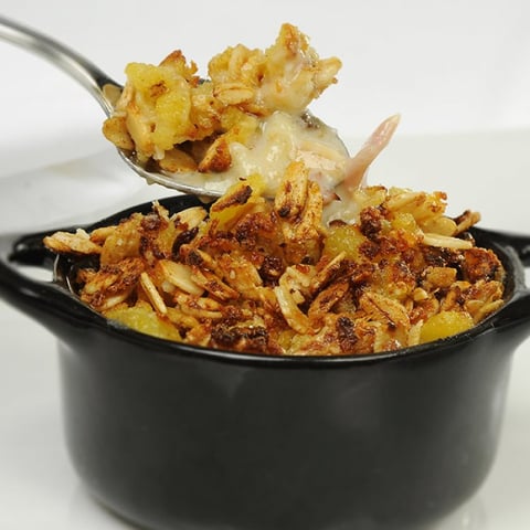 CROUSTADE DE POMMES DE TERRE RATTES AU JAMBON BLANC, AUX ENDIVES ET AU FROMAGE LA SAUVAGINE